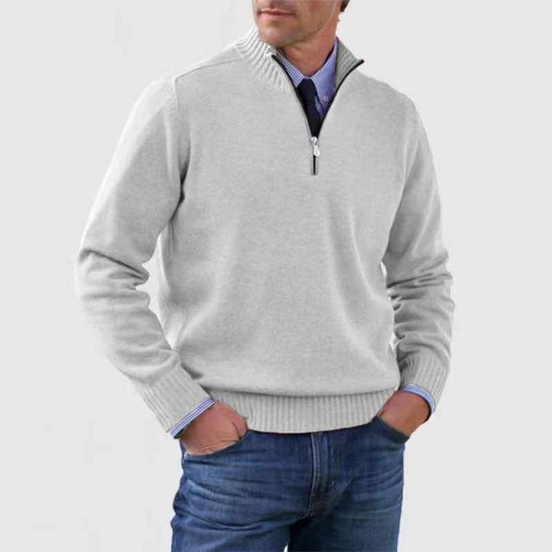 2025 Zip-up sweater – classic warmth and modern elegance