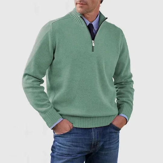 2025 Zip-up sweater – classic warmth and modern elegance