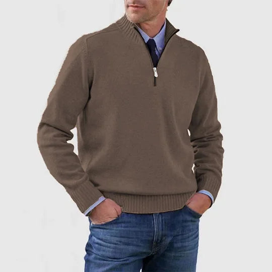 2025 Zip-up sweater – classic warmth and modern elegance