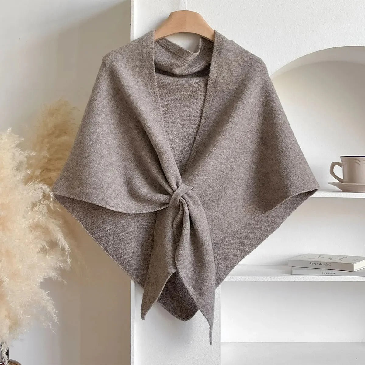 French Wool Triangle Shawl